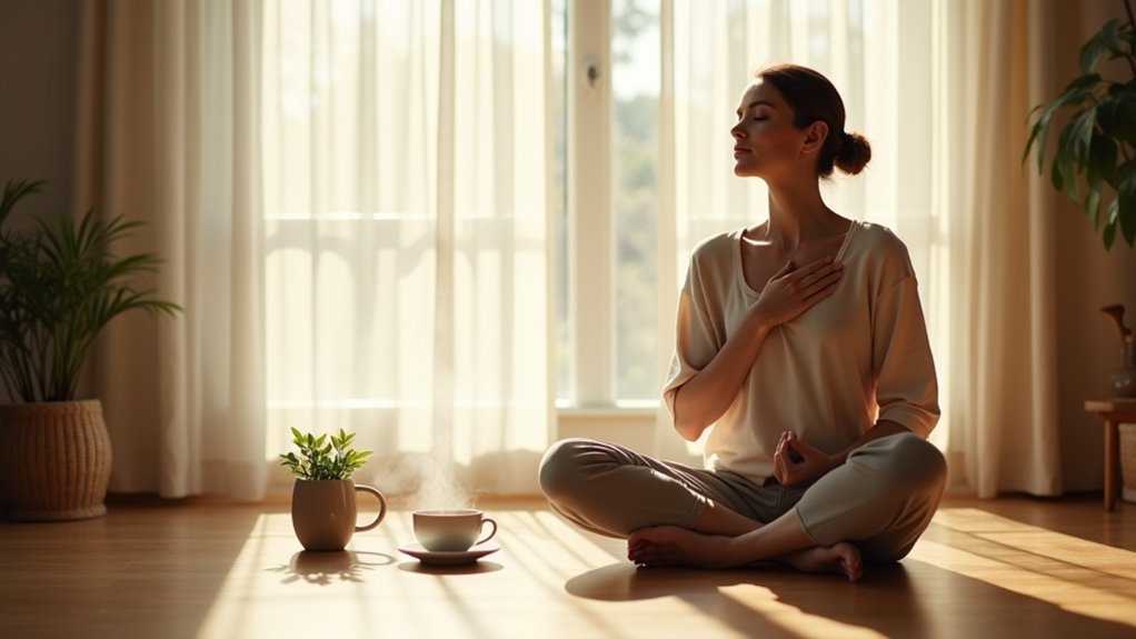 grounding senses to calm panic